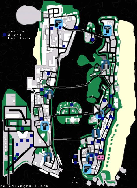 Gta Vice City Map Locations