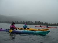 kayaking on lake mapourika