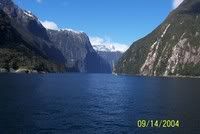 Milford Sound, which is a Fjord really you know as its glacial