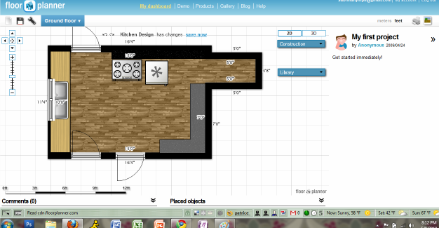 Current Kitchen Layout