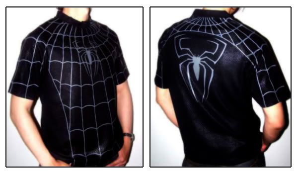 kaos spiderman