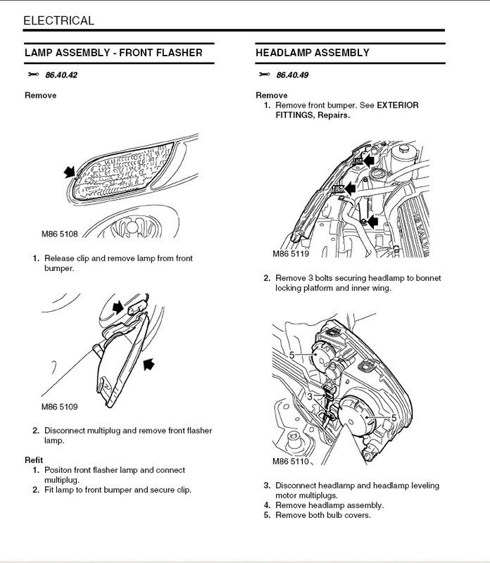 How to change a front indicator bulb? MG ZR Forums