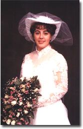 Terri at her wedding