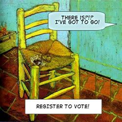 There is?!? I've got to go!  REGISTER TO VOTE!