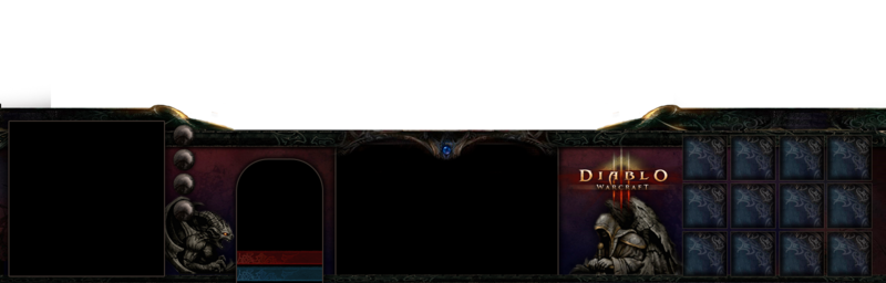 All the texture work has been taken from the Diablo III fansite kit.