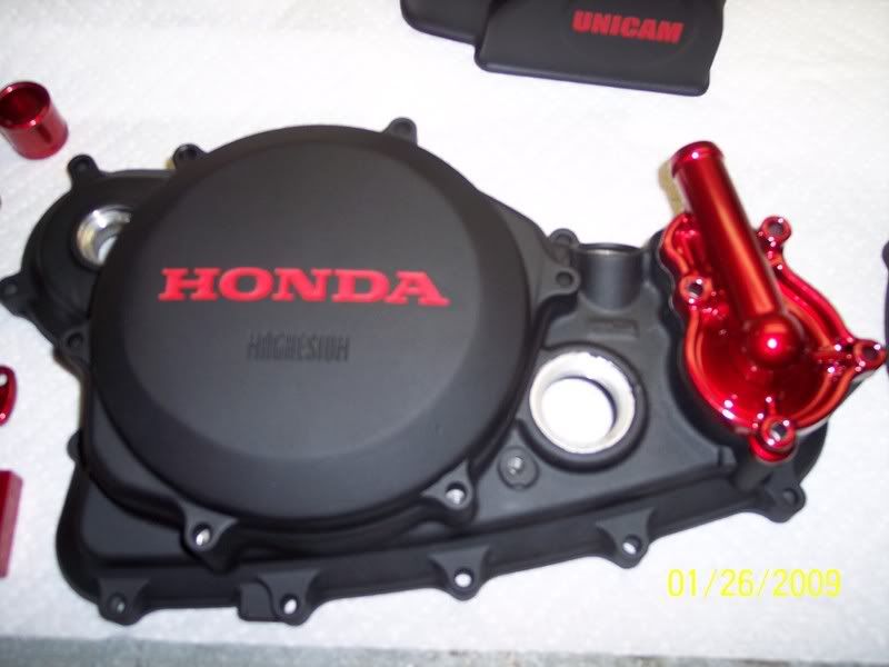 LEFT CRANKCASE COVER removing paint CRF250R ThumperTalk