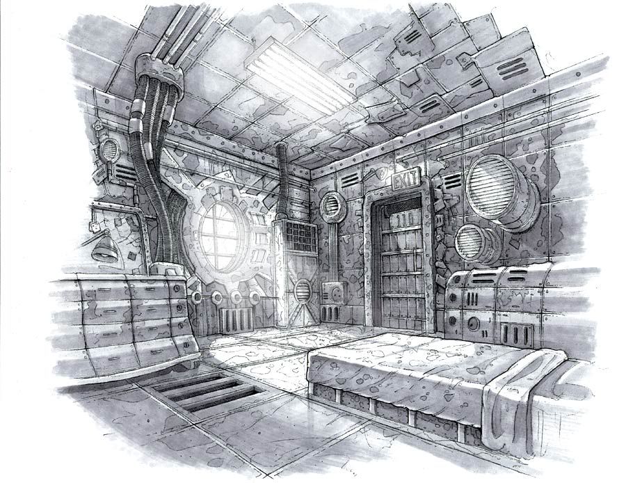 Cgtalk Sci Fi Ish Bedroom Environment