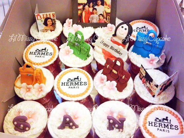 Hermes Cupcake