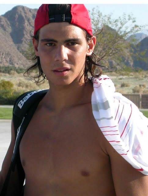 rafael nadal hairstyles. rafael nadal girlfriend break