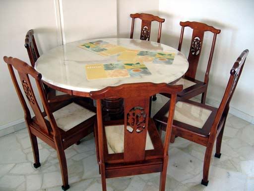 Our new dining table