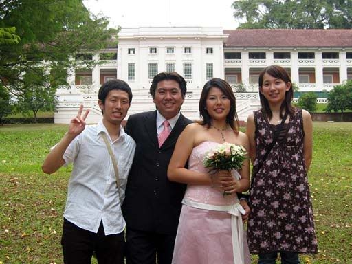 The crew @ Fort Canning Art Center