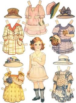 Free Printable Paper Dolls - Doing Without