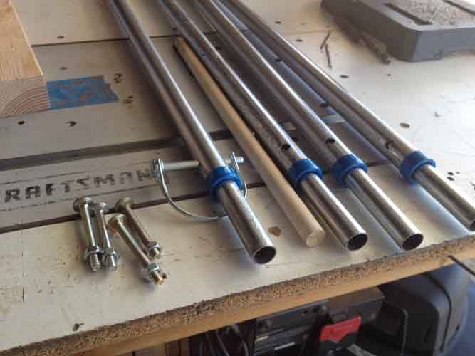 Fabricating Tent / Awning poles from EMT Conduit, A How To Expedition