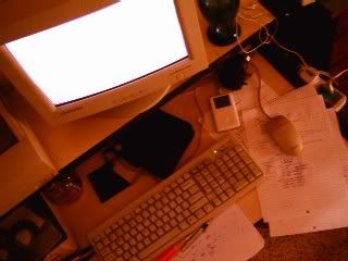 'Current working desk feat. iPod'