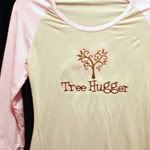 Tree Hugger Bamboo Tee Sz S