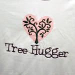 Tree Hugger Eco Tee Sz S
