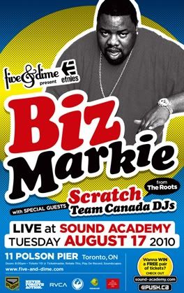 Biz Markie,Scratch,The Roots,Sound Academy,The Eh Team DJs