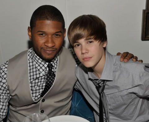 Usher,Justin Bieber