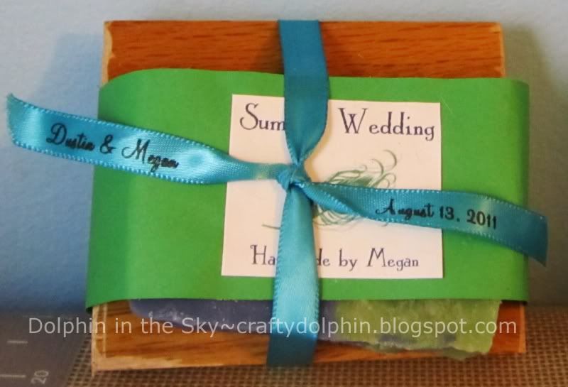 Dolphin In The Sky Wedding Soap Favors