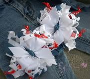 Dressing up Jeans and T-shirts Boutique Bows