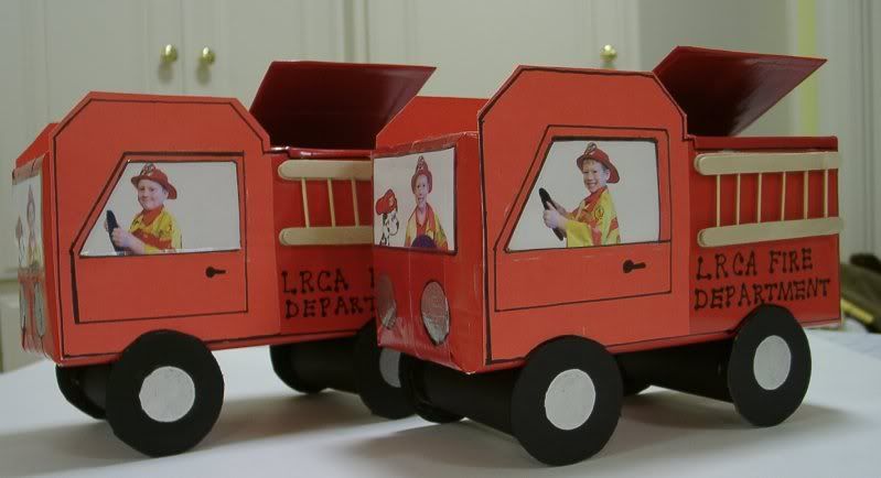 Cracker box firetrucks