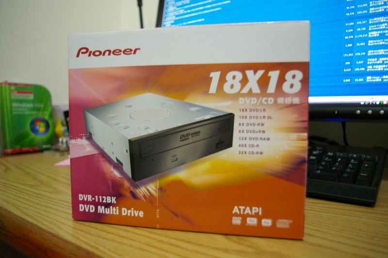 新入手PIONEER 112 DVD燒錄機