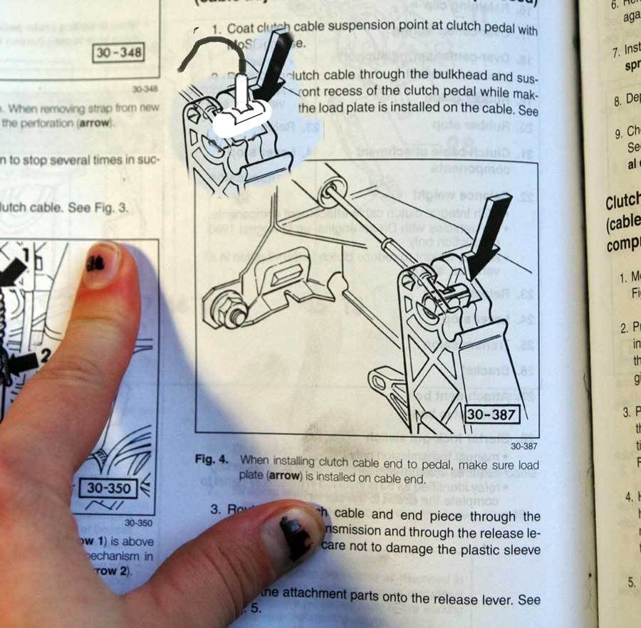 HHHHHEEELLLLP! need pic of mk3 clutch pedal cant get clutch cable in