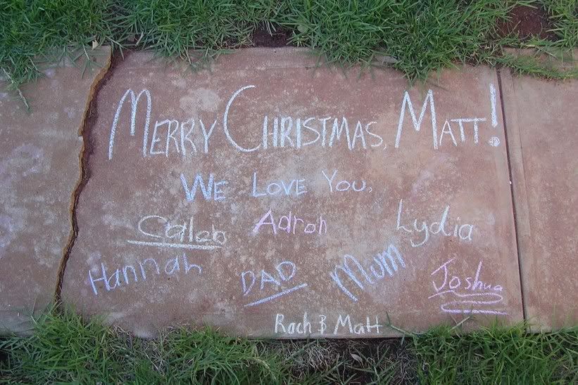 Chalk Message