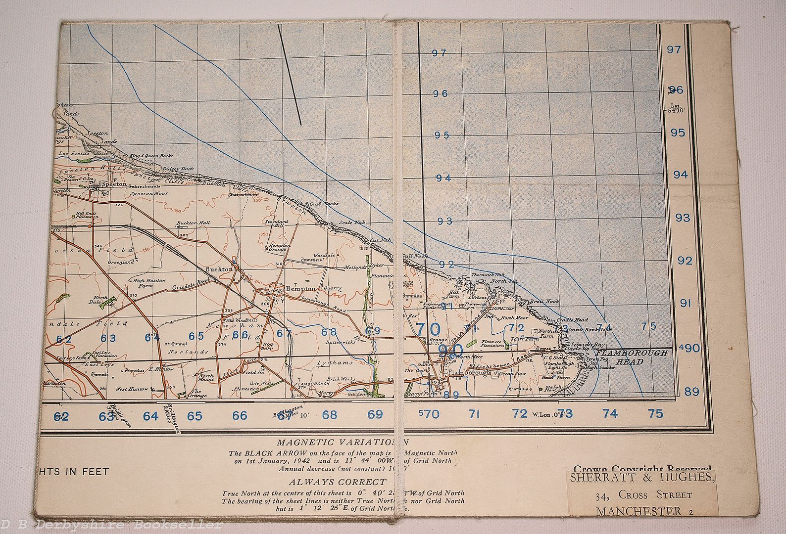 Ordnance Survey | Scarborough | Second War Revision 1940 | Sheet 23