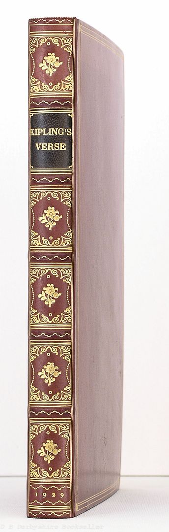 Kipling's Verse | Hodder and Stoughton, 1929 | Leather Binding by Zaehnsdorf