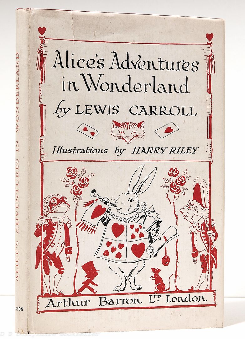 Alice's Adventures in Wonderland | Lewis Carroll | Arthur Barron, 3rd edition 1946 | illustrations by Harry Riley