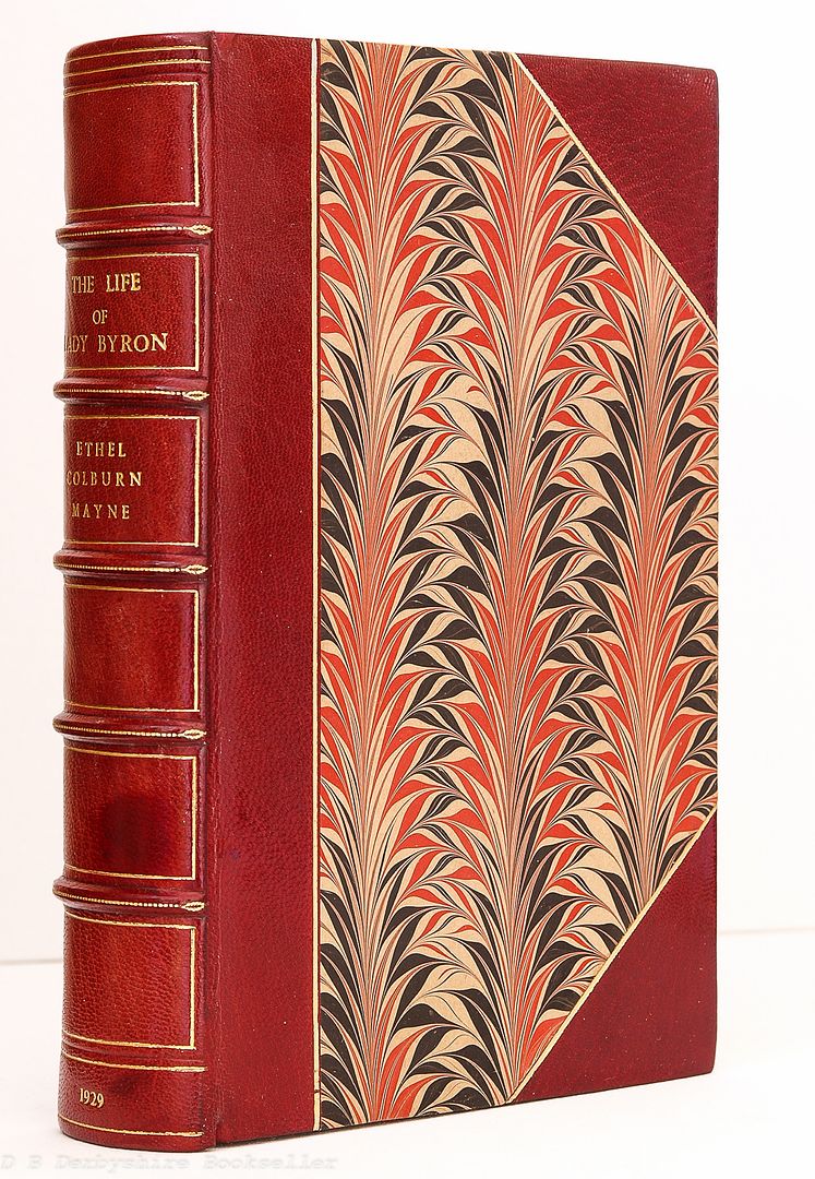 The Life of Lady Byron (Constable, 1929) Fine Leather Binding
