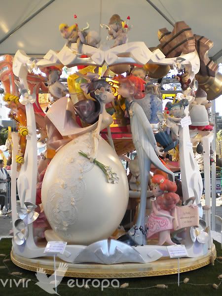 La falla infantil Pediatra J. Comín - Serra Calderona (Nou Campanar) ganadora de la sección especial.