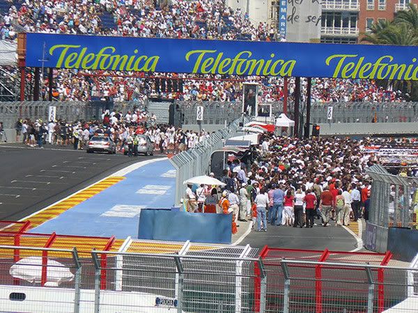 Circuito de Formula 1 de Valencia.