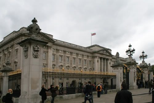 El Palacio de Buckingham.