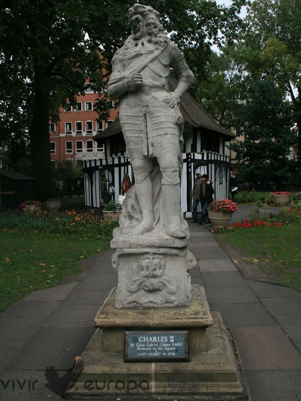 Charles II en Soho Square.