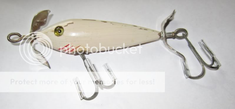 Rare Shakespeare #31 Floating Wooden Minnow Lure WHITE MI 1910  