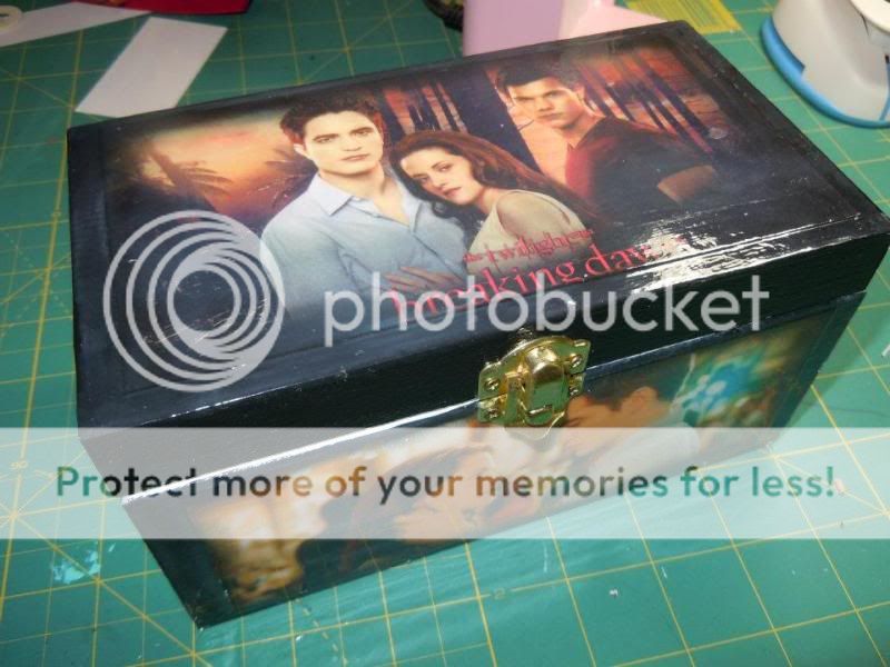 Twilight Breaking Dawn Wooden Picture Box  