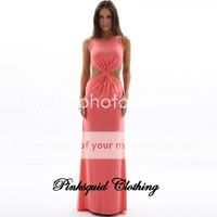 CHERYL COLE MAXI DRESS CORAL thumb