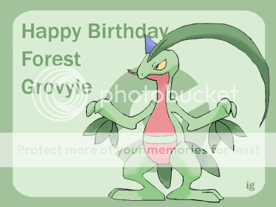 ~Happy birthday Forest Grovyle!~