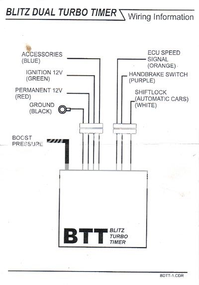 Blitz Turbo Timer diagram/ instructions for S2 ... motorsports turbo timer wiring diagram schematic 