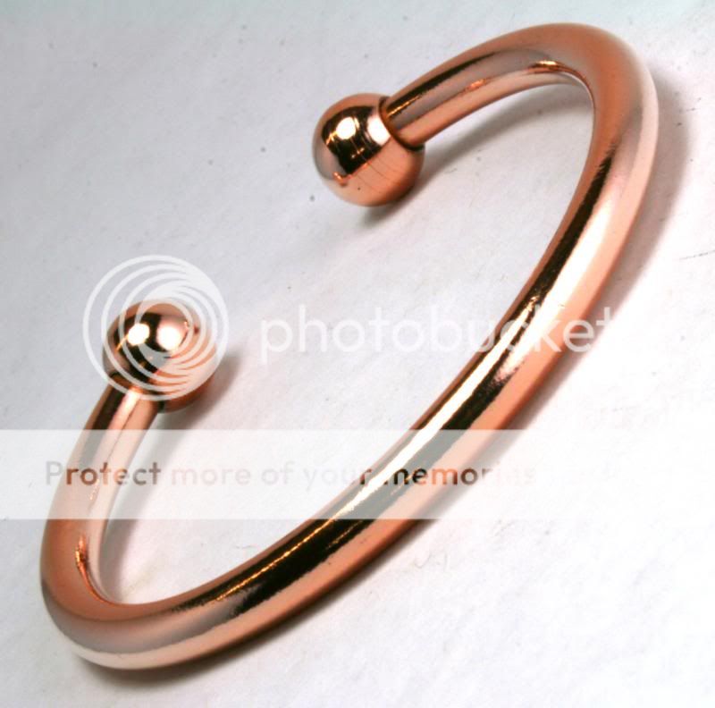 Pure Copper Torque Magnetic Bangle Bracelet Heavy BG45