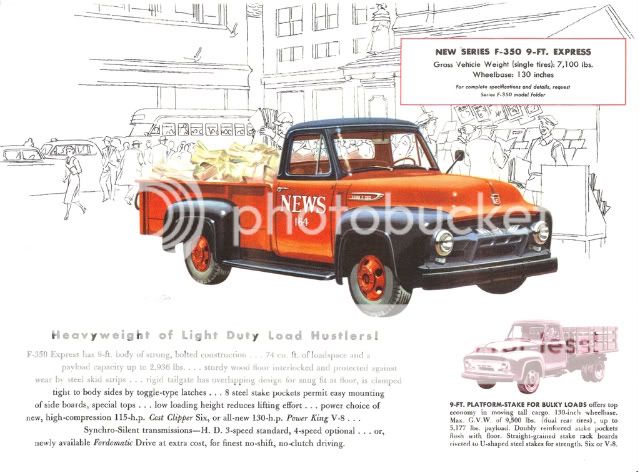 1954 Ford sales literature #9