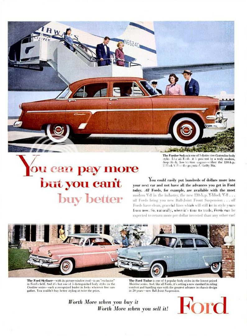 1954 Ford sales literature #10