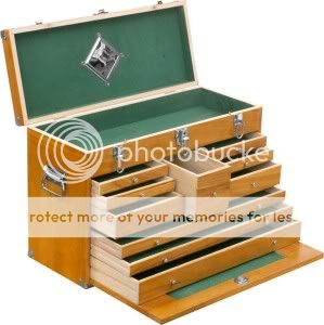 WOODEN FLY TYING BOX WOOD FISHING TACKLE STORAGE CHEST  