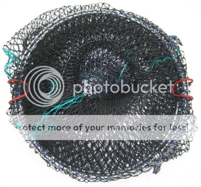 CRAWFISH TRAP POT RING SPRING CAGE FISHING CATCH NET  