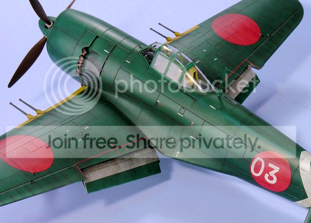 Hasegawa Escala 172 Kawanishi N1K2-J Shidenkai George Plane – Kit De Construccion De Modelos De Aviones De Plastico 00136
