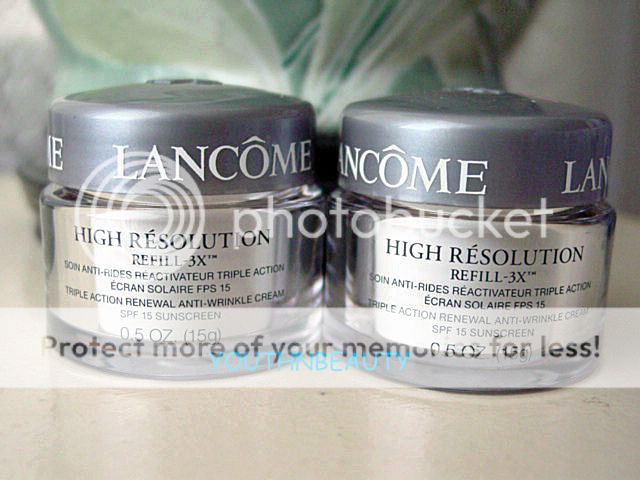 44 2 x Lancome~High Resolution REFILL 3X Face Cream  