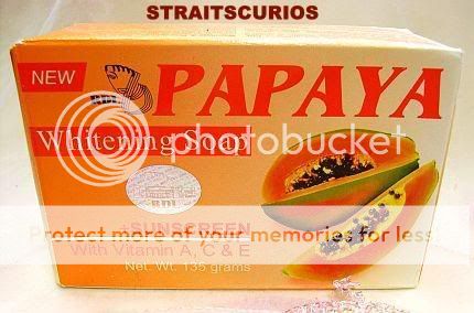 skin whitening soap specially formulated with Papaya extracts that 