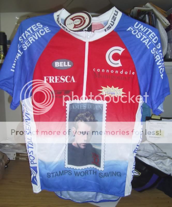 VINTAGE 96/97 USPS Cycling Team Jersey JAMES DEAN CANNONDALE NWT XL 